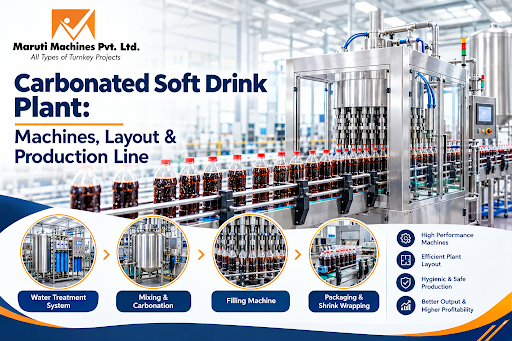  Carbonated Soft Drink Plant: Machines, Layout & Production Line